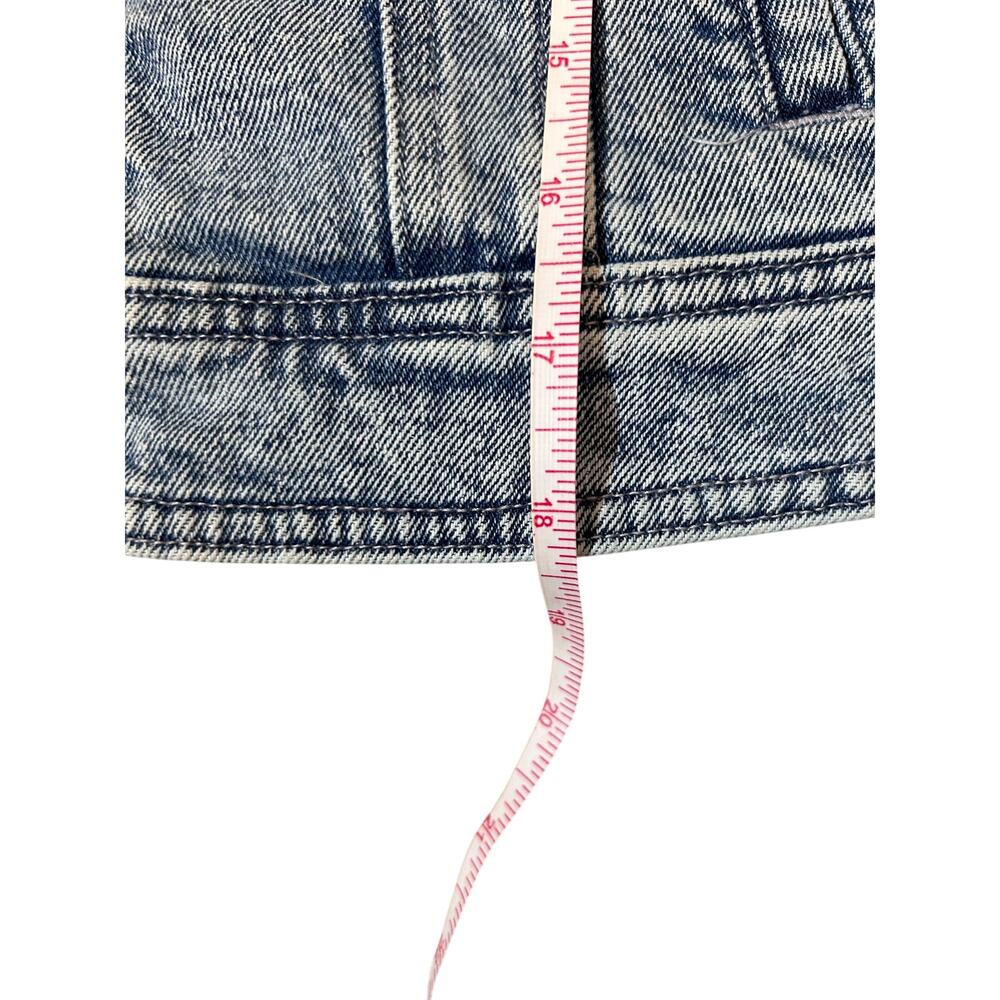 Cropped Denim Jacket - image 7